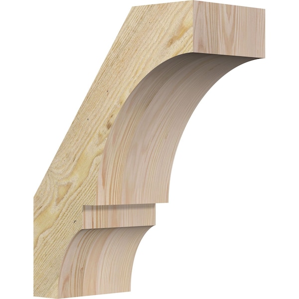 Ekena Millwork 6"W x 12"D x 16"H Balboa Rough Sawn Knee Brace, Douglas Fir BRC06X12X16BOA00RDF - main